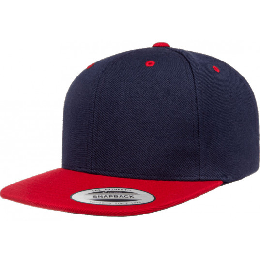 Кепка FlexFit 6089MT - Classic Snapback Navy/Red